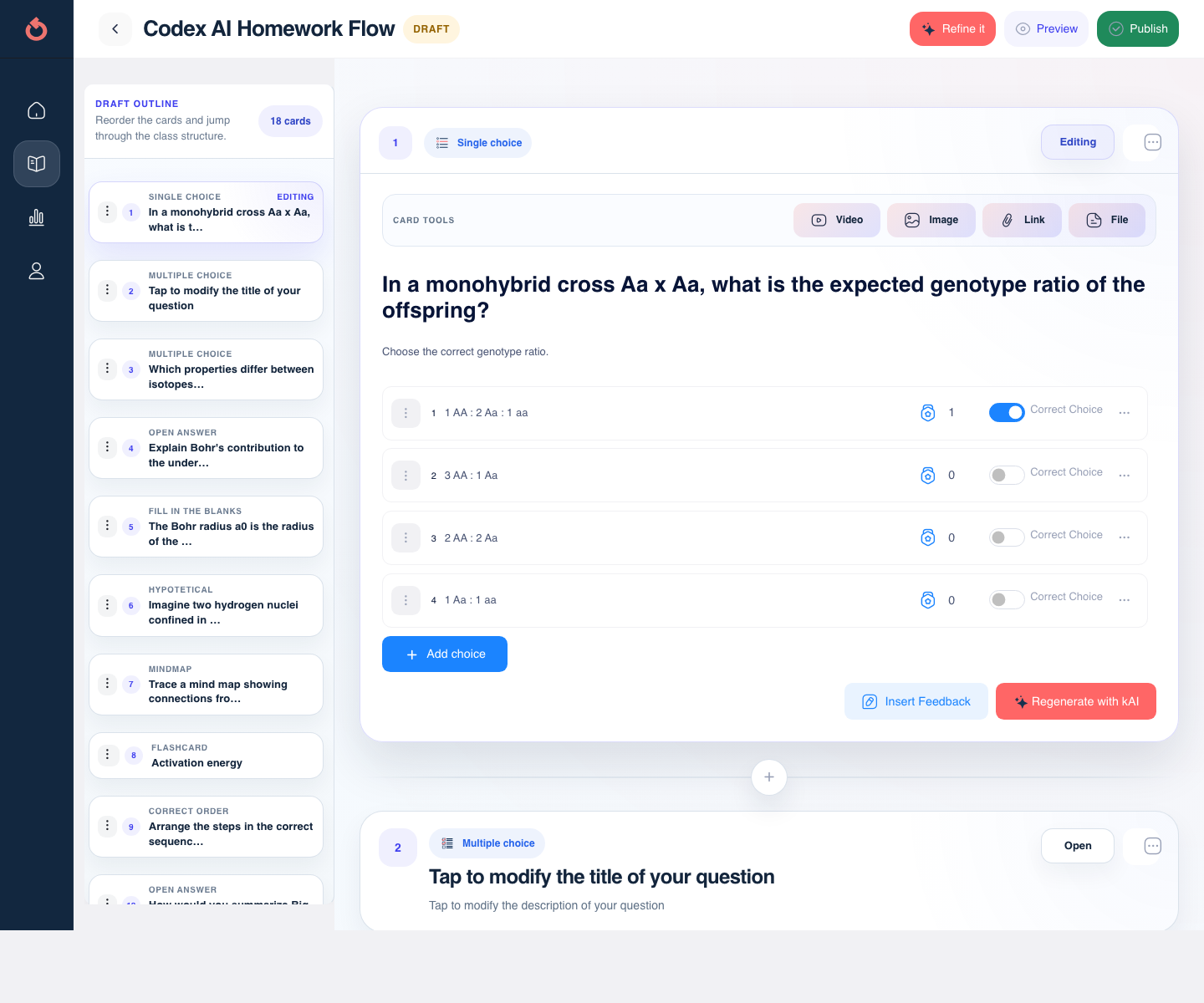 Professor builder workspace in Kapeeto School
