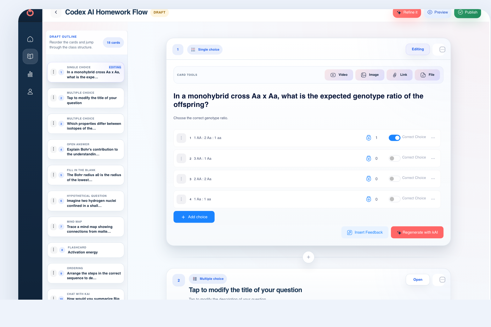 Professor builder workspace in Kapeeto School